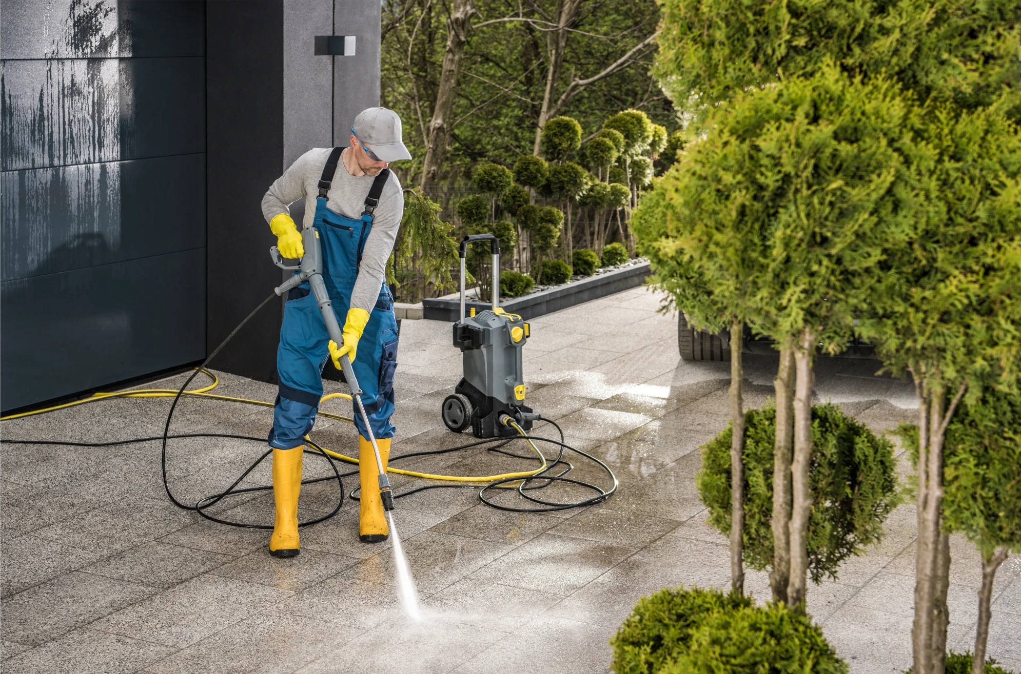 Pressure washing and exterior sanitation service